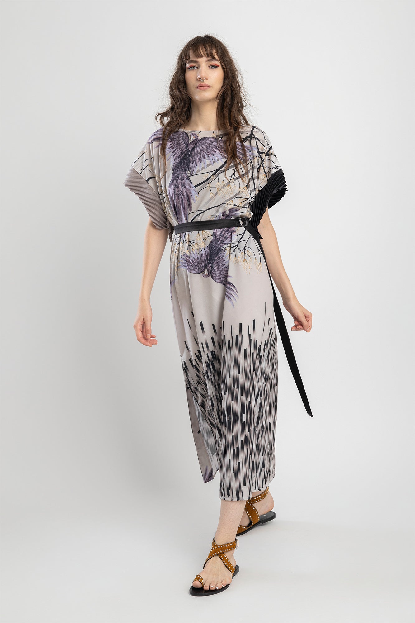 maxi dress with elegant boat neck artista budapest