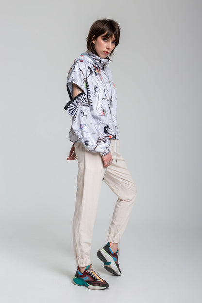 rain jacket with removable sleeves artista budapest