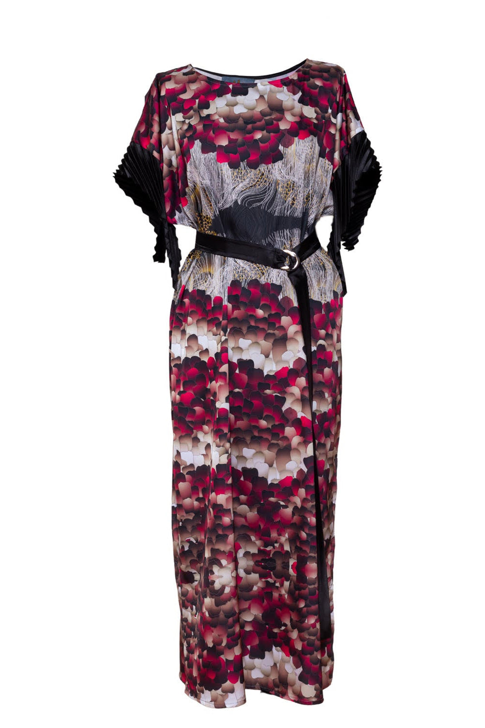 maxi dress with unique digital print