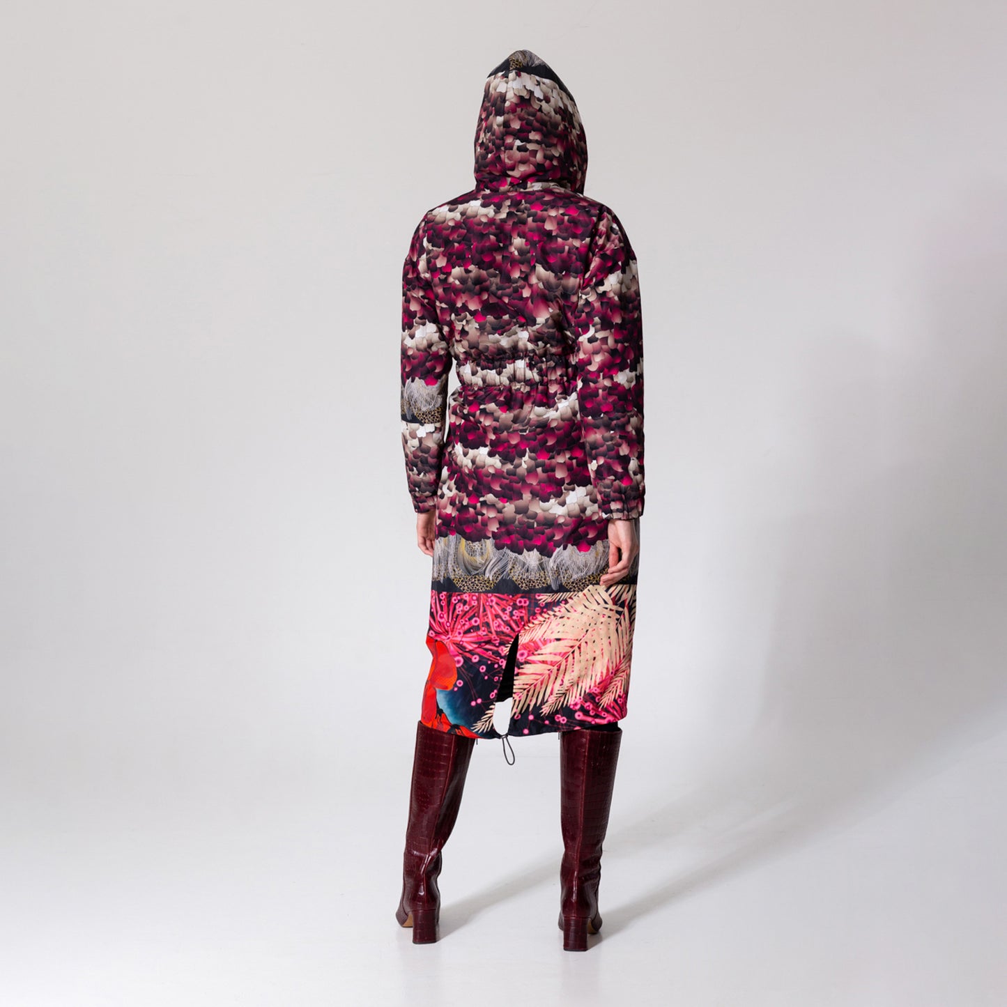 digital printed hooded jacket