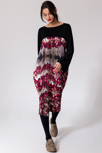 loose fitted midi dress without belt