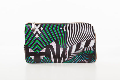 CLUTCH Zebra leatherette