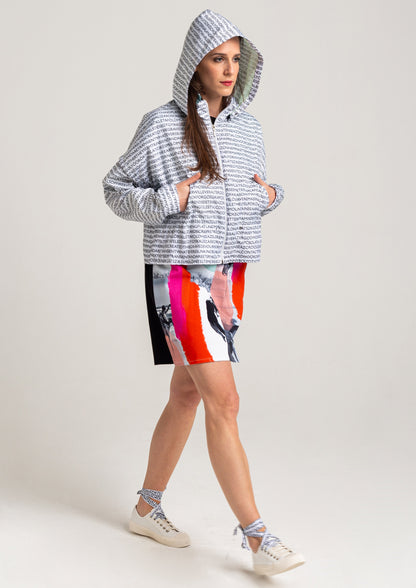 hooded jacket detachable skirt artista budapest