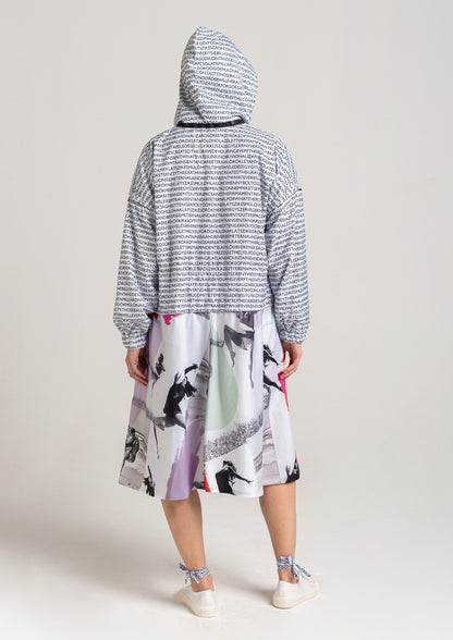 unique printed waterresistant jacket artista budapest