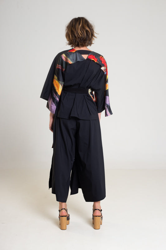 kimono blouse inset belt artista budapest