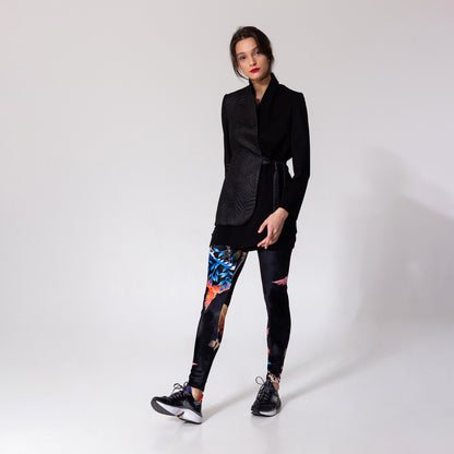 unique printed soft velvet leggings
