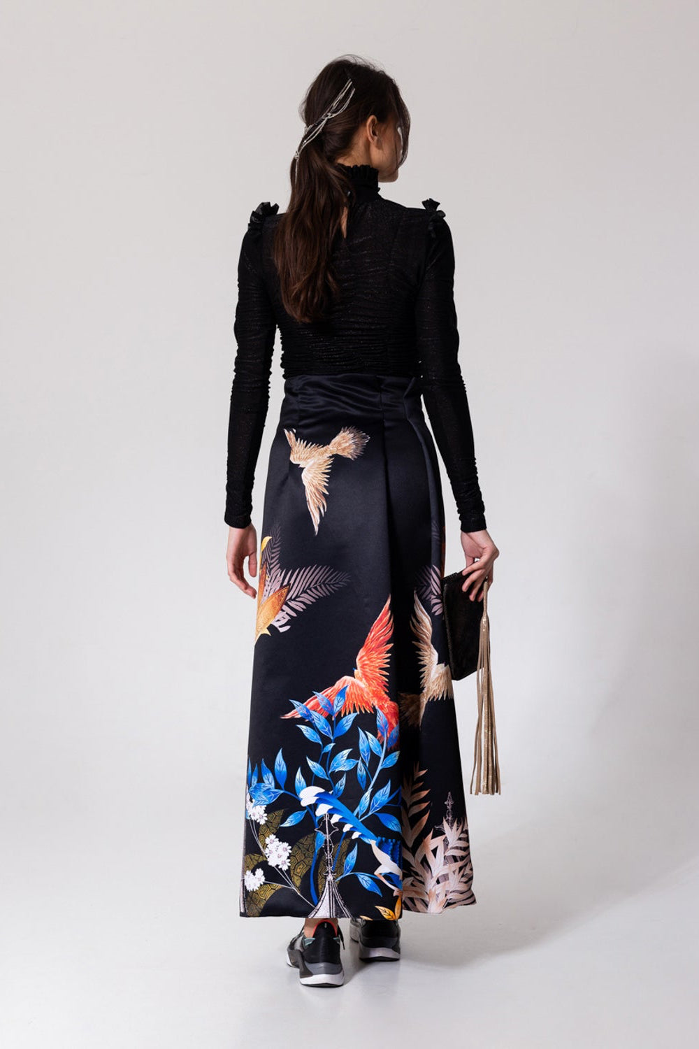 a-line maxi skirt