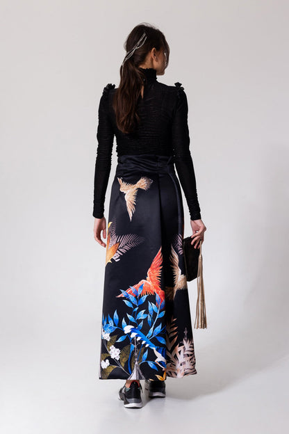 a-line maxi skirt