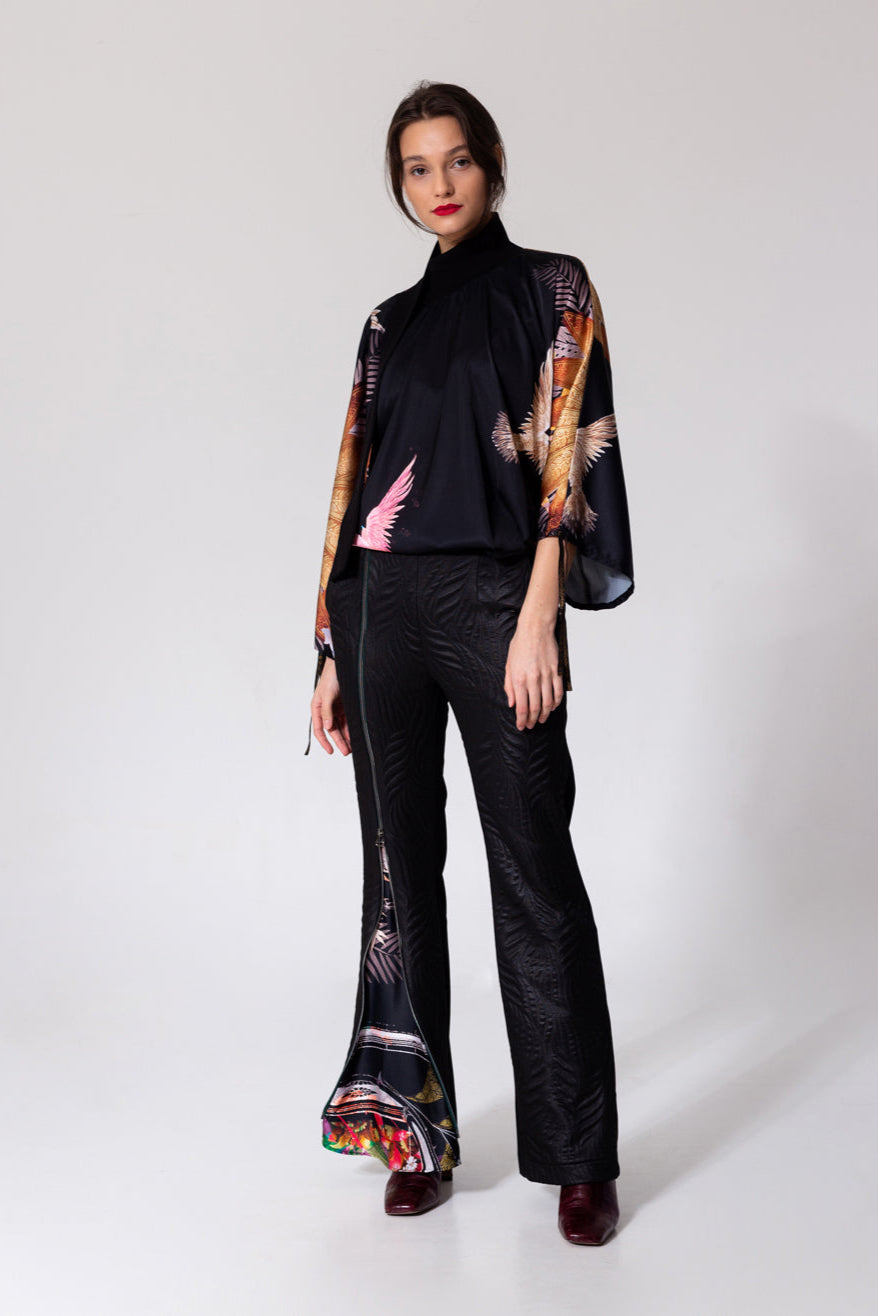 Unique Printed loose fitted blouse