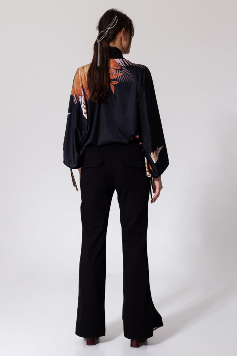 One Size Blouse with turtleneck