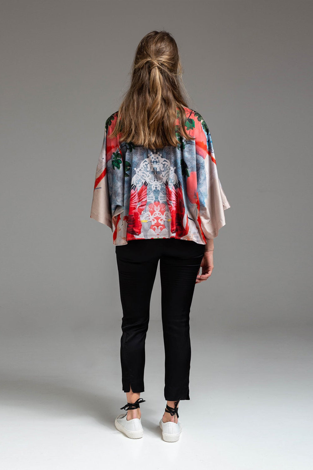 unique printed loose fitted blouse